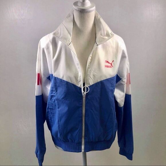 Puma XTG Track Zip Up Jacket Ultramarine Size L - Picture 6 of 11